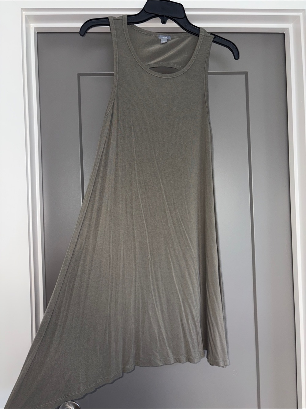 Aerie Sleeveless Olive Swing Dress - Casual Tank Dress - Size XS
